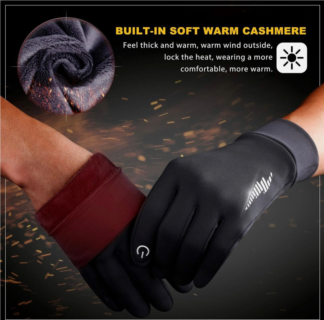 Navi Thermal Gloves - Touchscreen-Compatible, Warm and Versatile